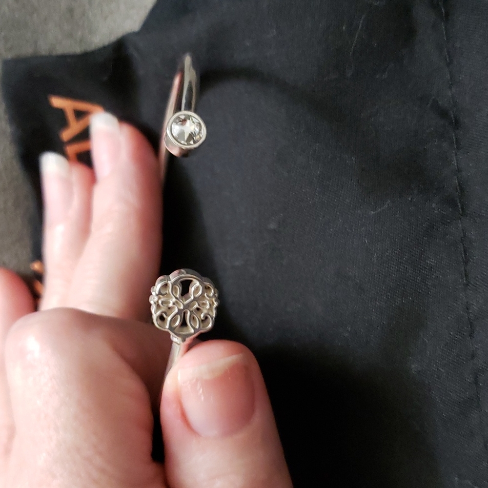 Sterling Alex and Ani Infinity Cuff